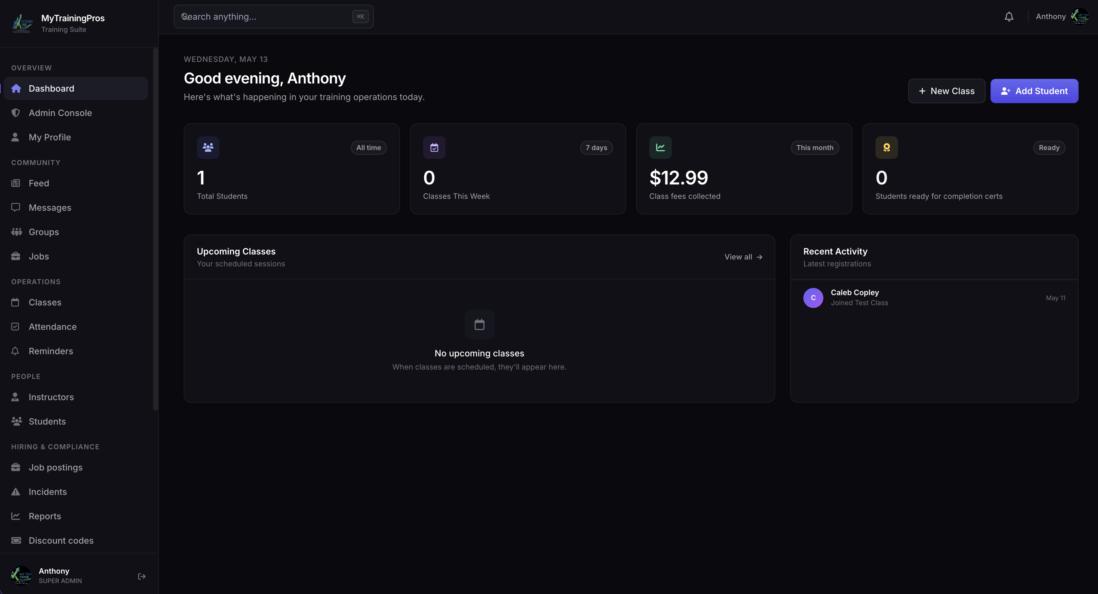Dashboard Preview